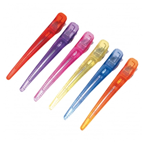 Klipsne za kosu plastične ŠARENE 6/1  2525/99