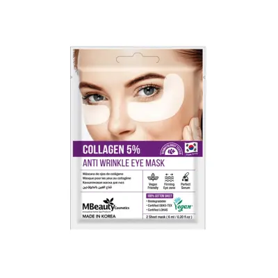 MBEAUTY maska protiv bora na području ispod očiju 2 kom/6ml