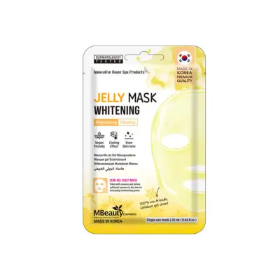 MBEAUTYJelly sheet maska za posvetljivanje i sjaj kože 25ml