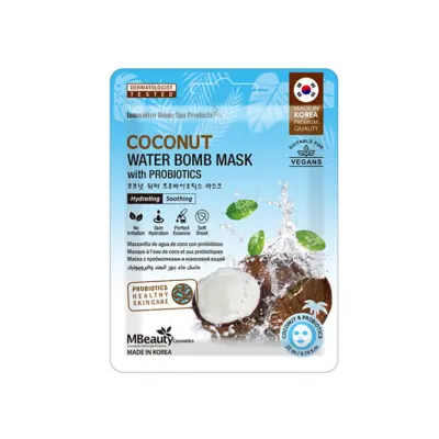 MBEAUTY Sheet maska sa kokosovom vodom i probioticima 22ml