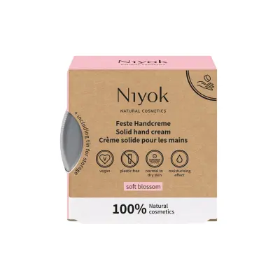 NIYOK Čvrsta krema za ruke - Soft blossom 50g