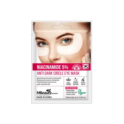 MBEAUTY Maska protiv tamnih kolutova ispod očiju, 2 kom/6ml