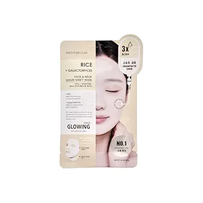 MEDIFORDEAR Maska za lice i vrat - pirinač i galactomyces 30 ml