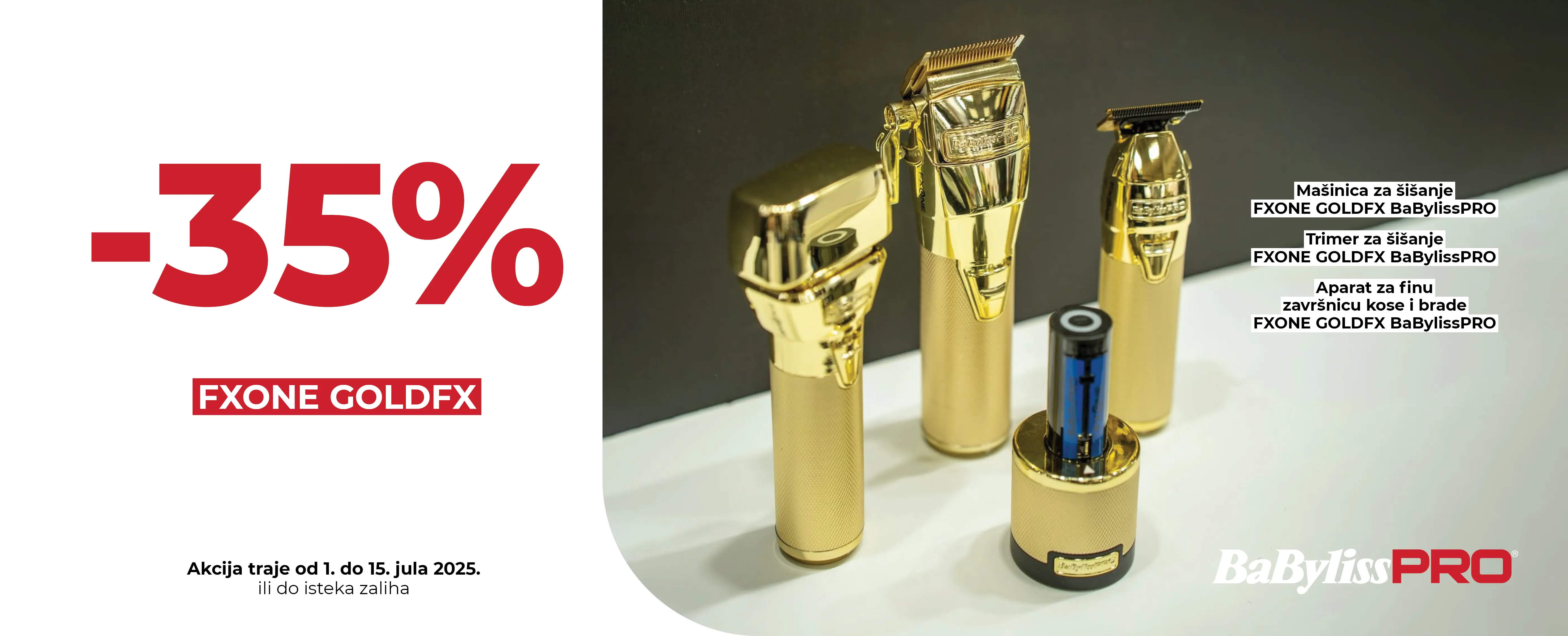 FXONE GOLDFX BaBylissPRO