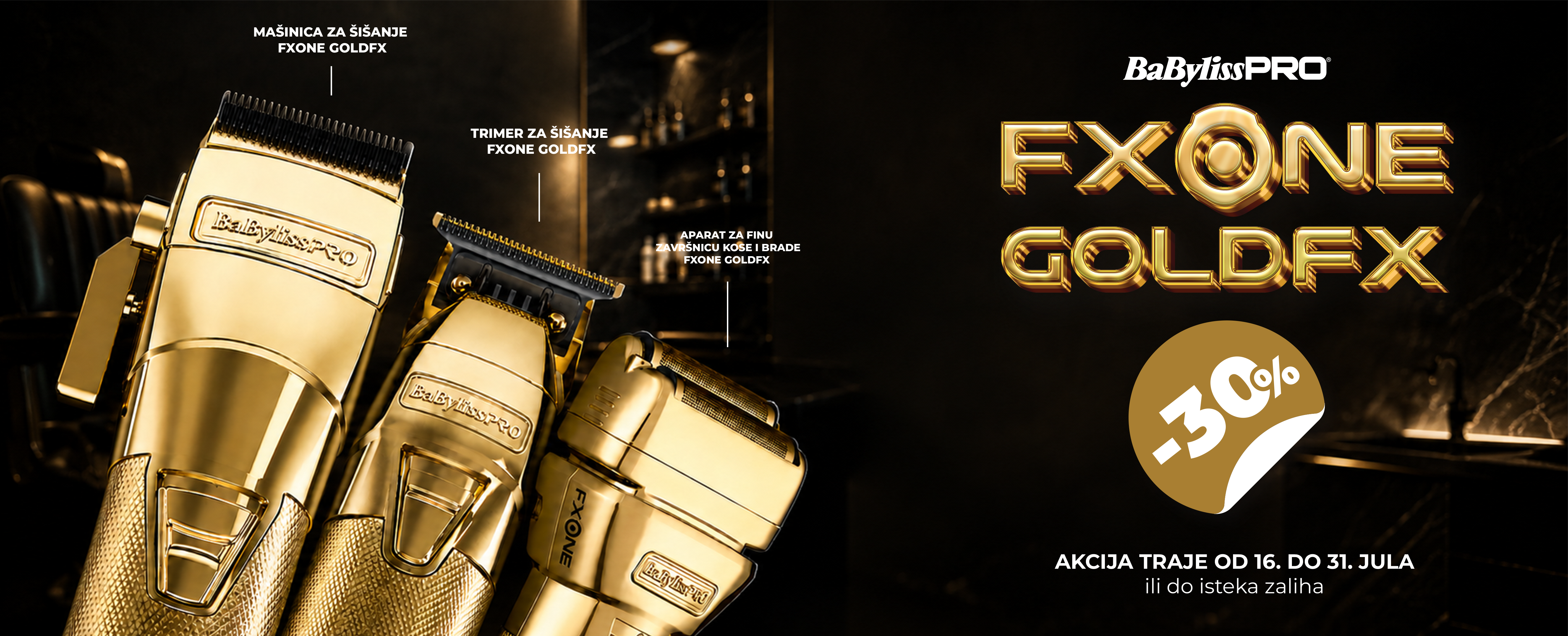 FXONE GOLDFX BaBylissPRO