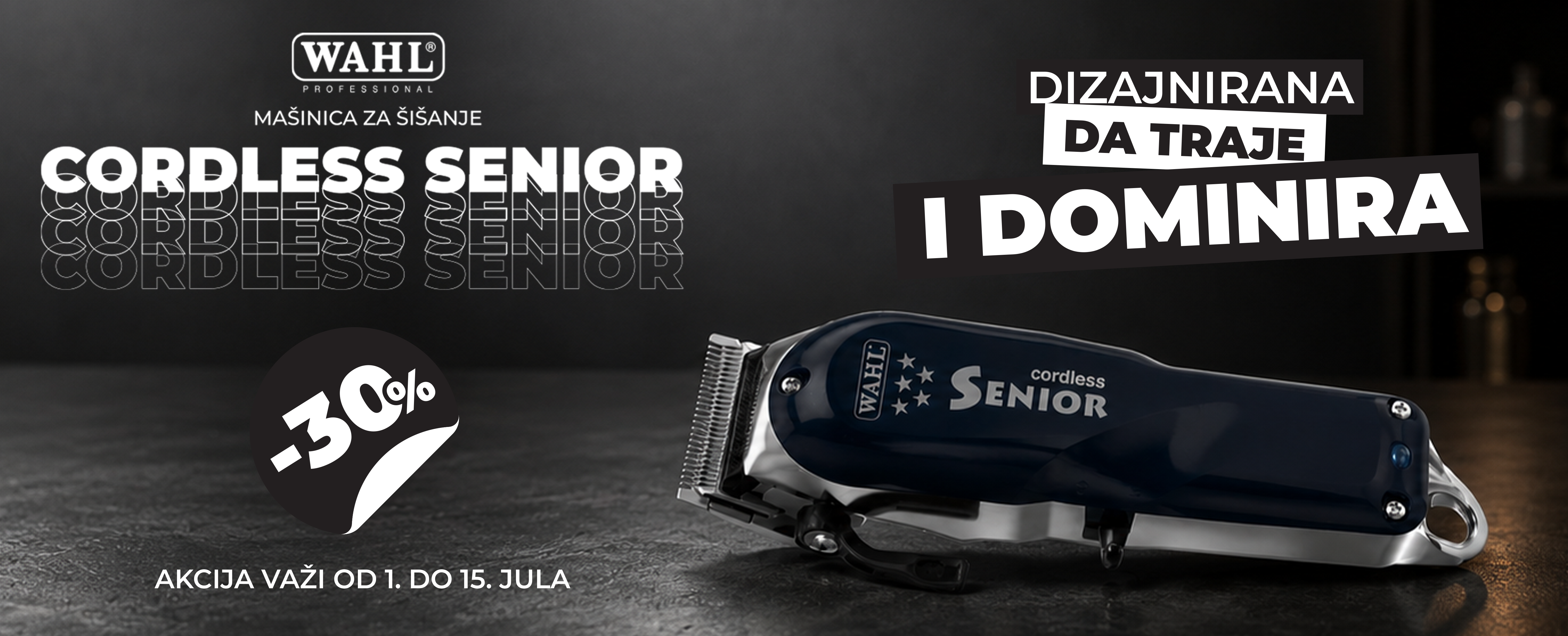 Mašinica za šišanje CORDLESS SENIOR