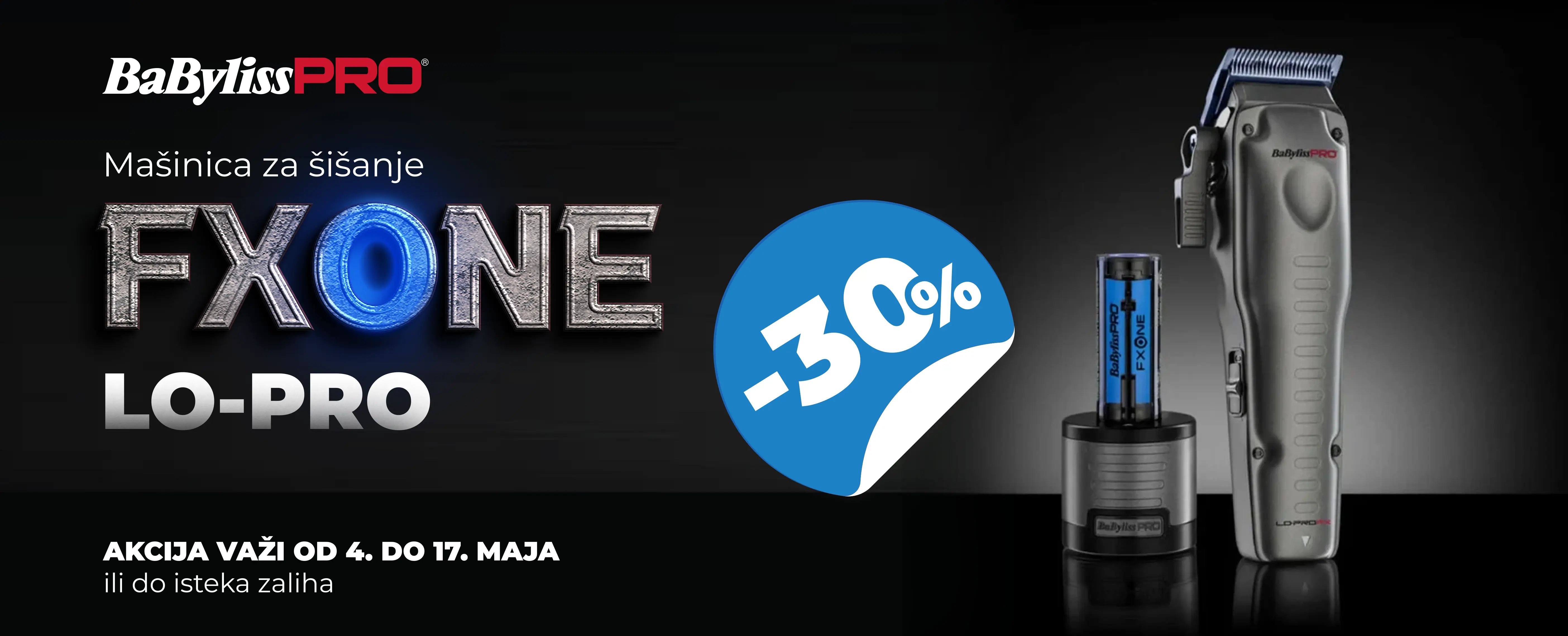 Mašinica za šišanje FXONE LO-PRO BaBylissPRO