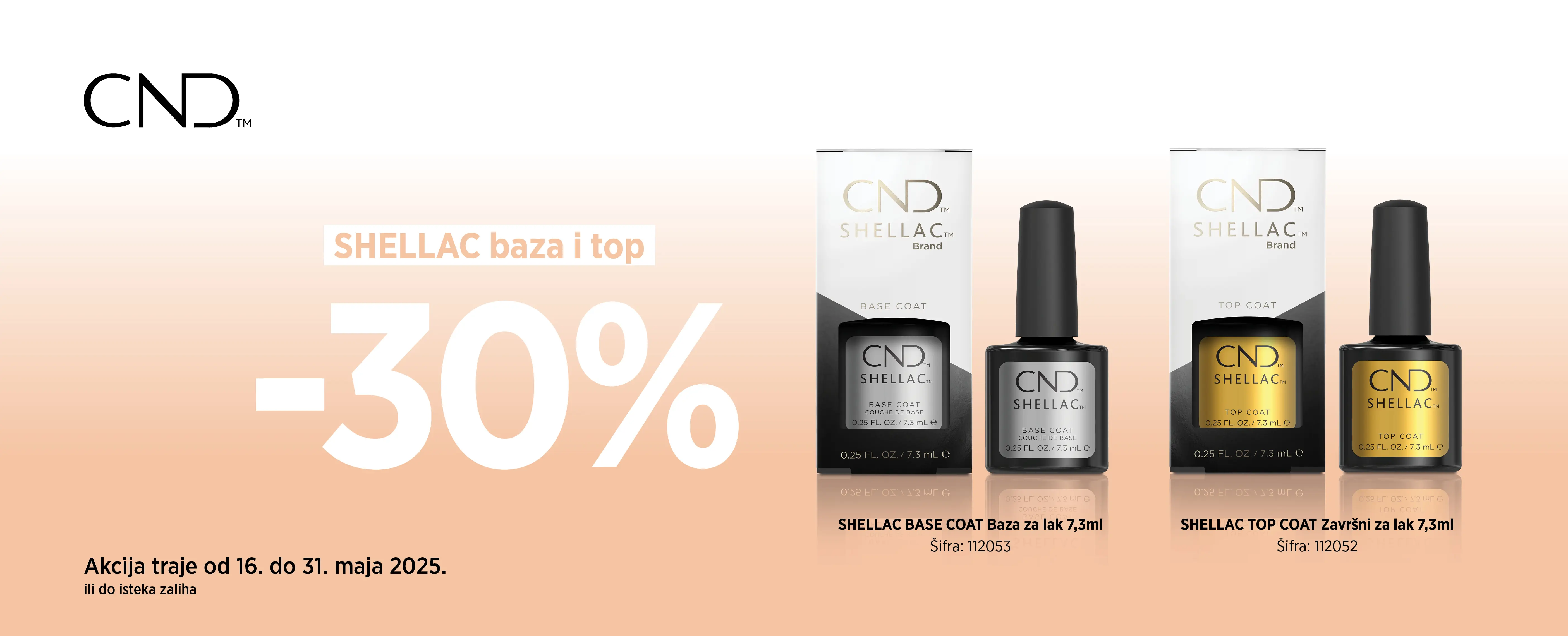 SHELLAC BAZA I TOP