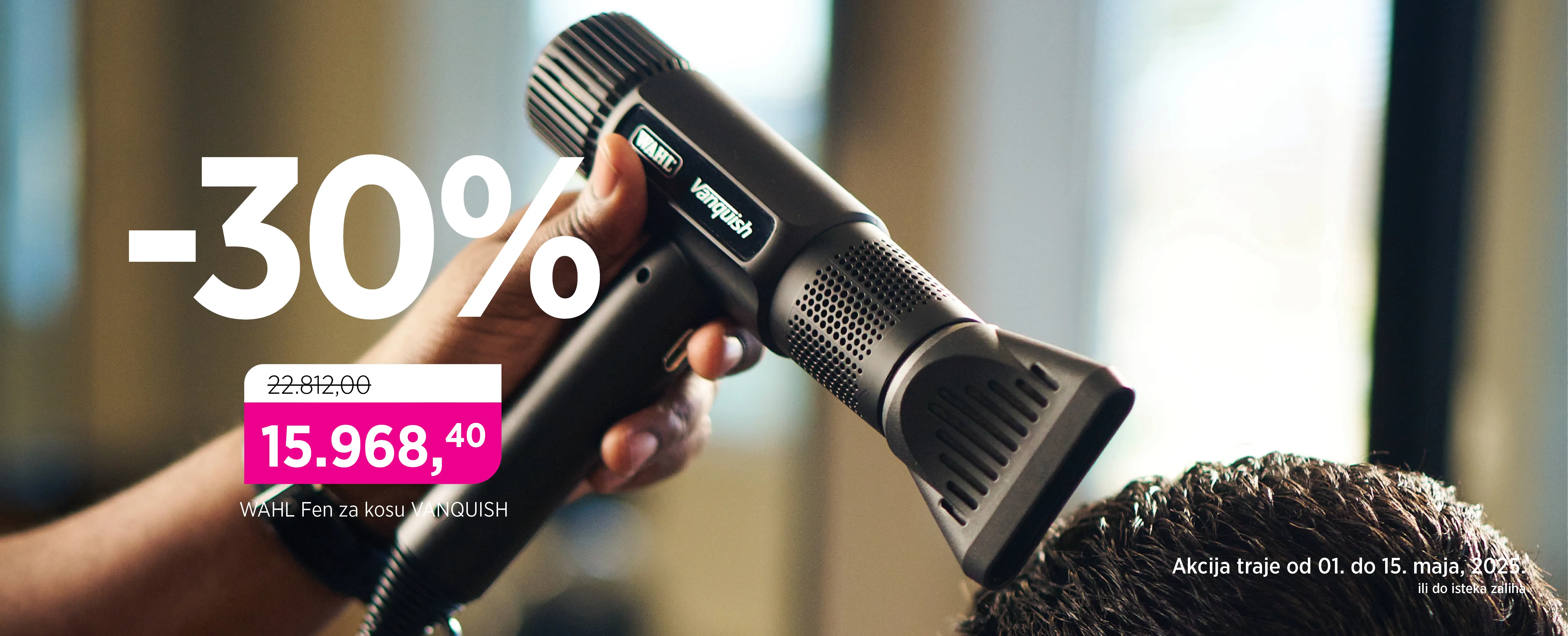 WAHL Fen za kosu VANQUISH